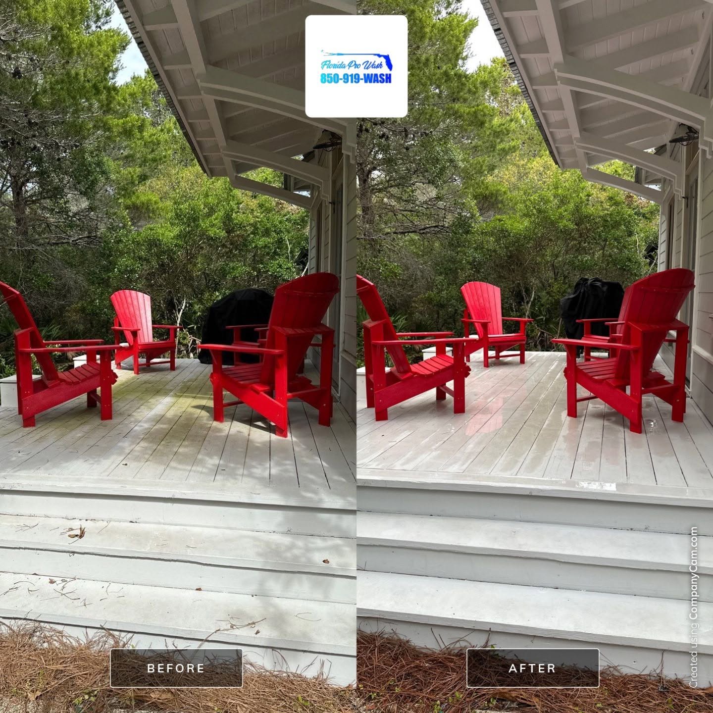 Deck Cleaning in Panama City Beach, FL